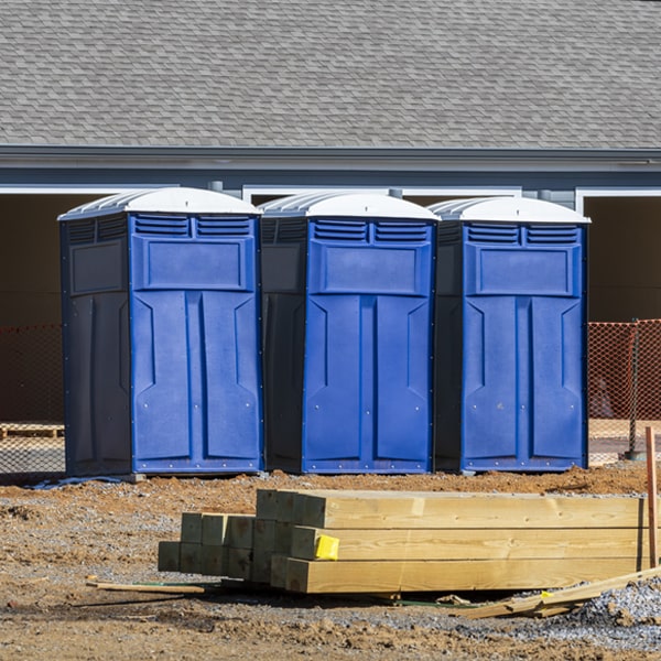 are there any restrictions on where i can place the portable toilets during my rental period in Girard MI